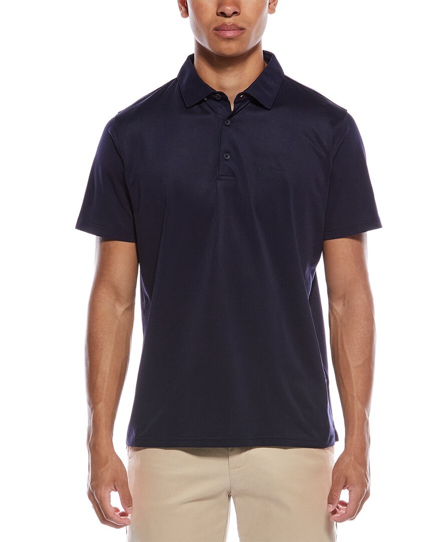mens Sports Fit Polo Shirt, s, Blue